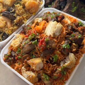 2 Litres Assorted Coconut Rice (Hake fish and Goat Meat)